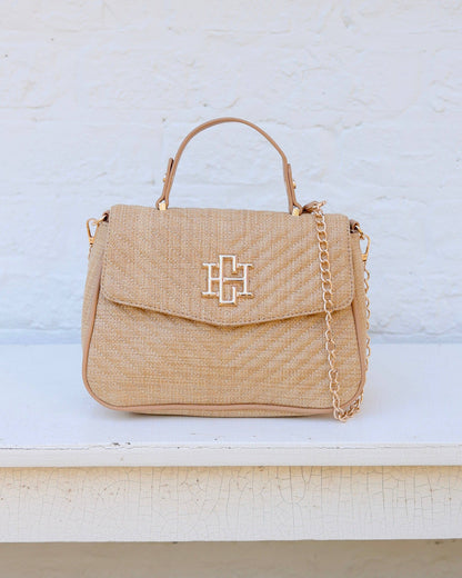 Sinclair Quilted Crossbody Natural