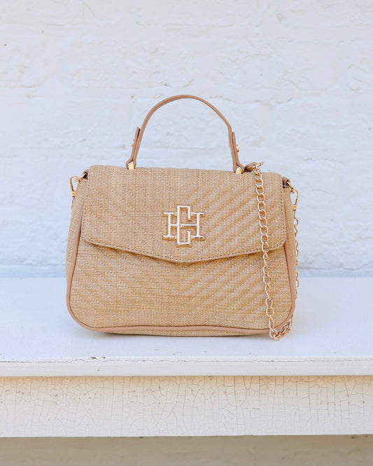 Sinclair Quilted Crossbody Natural