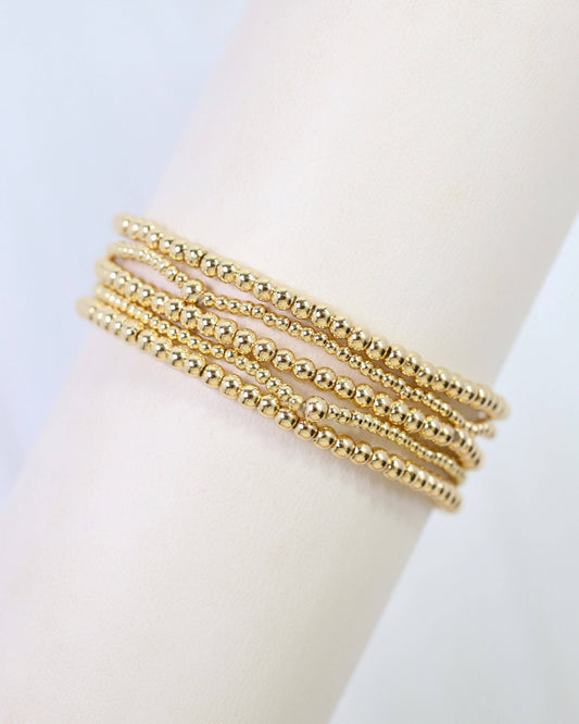 Caroline Hill Alva Gold Bracelet Set