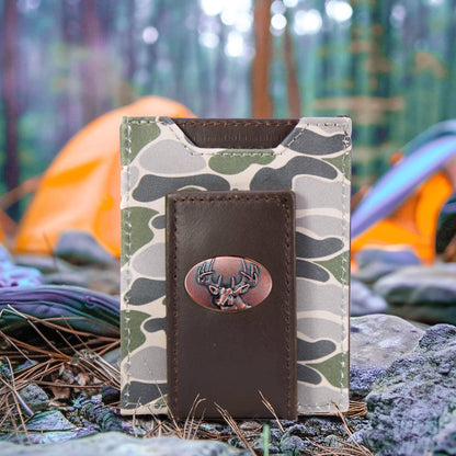 Zep-Pro Camo Magnetic Wallet - Buck