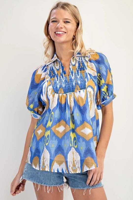 Aztec Pattern Top