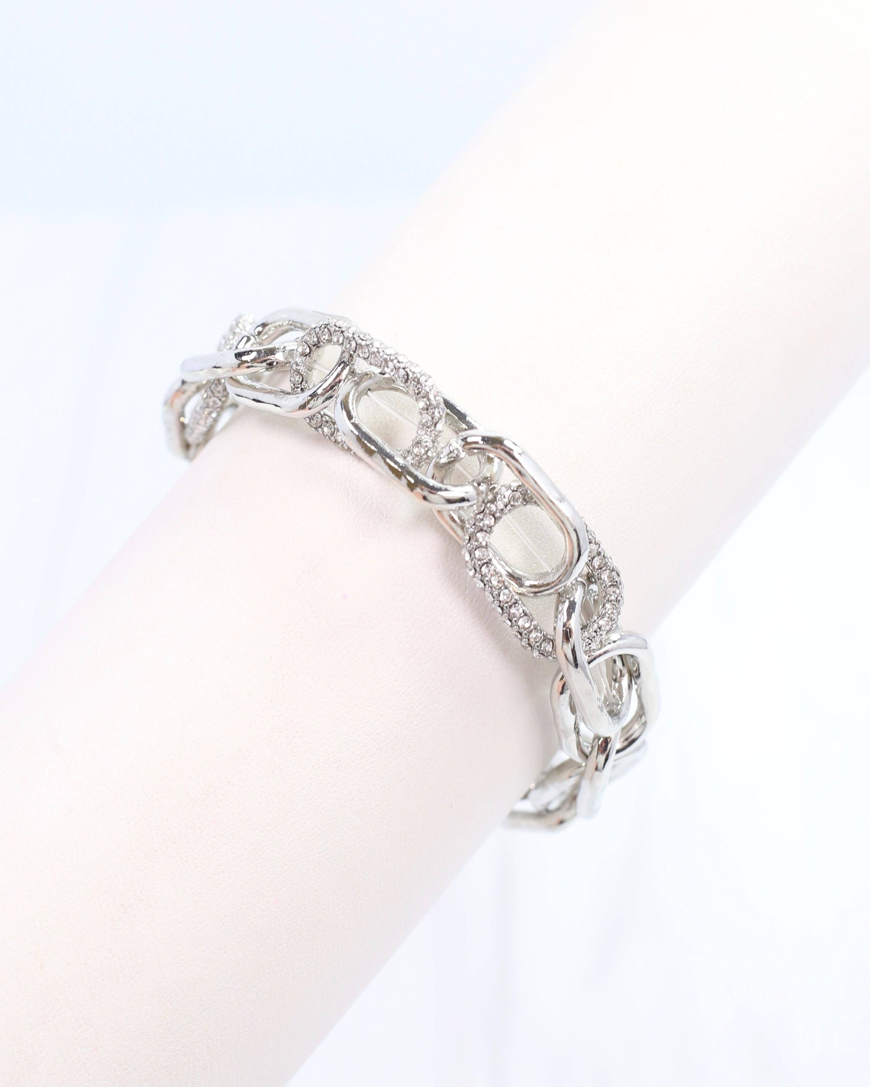 Caroline Hill Currie Link Silver Bracelet