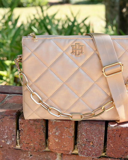 Ariana Crossbody Gold Shimmer