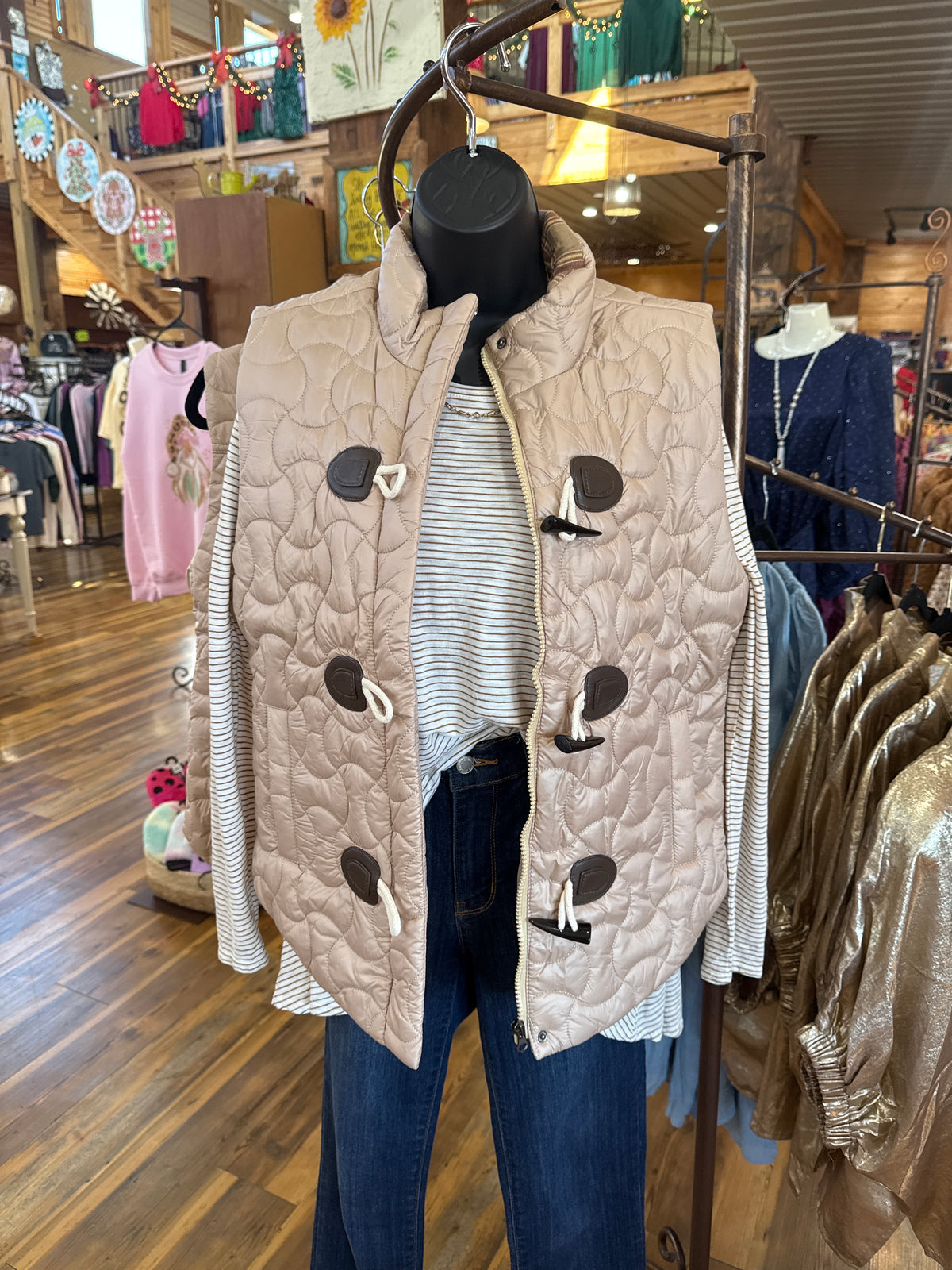 Quilted Puffy Vest