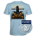 Straight Up Southern Boykin Tee Chambray