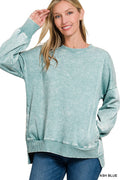 Fleece Hi-low Hem Pullover