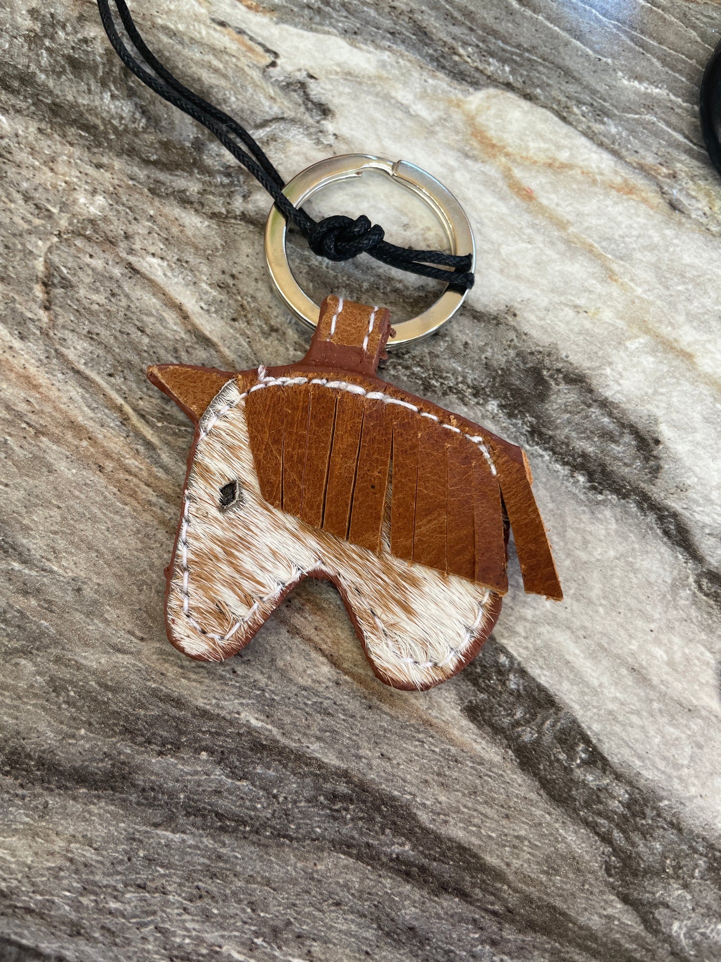 Saddle Up Hairon Key Fob