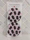 Zero Coke Soda Car Coasters