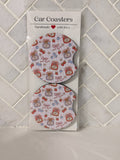 Farmer's Market Jam and Jellies Car Coasters