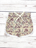 Girls Camouflage Printed Shorts