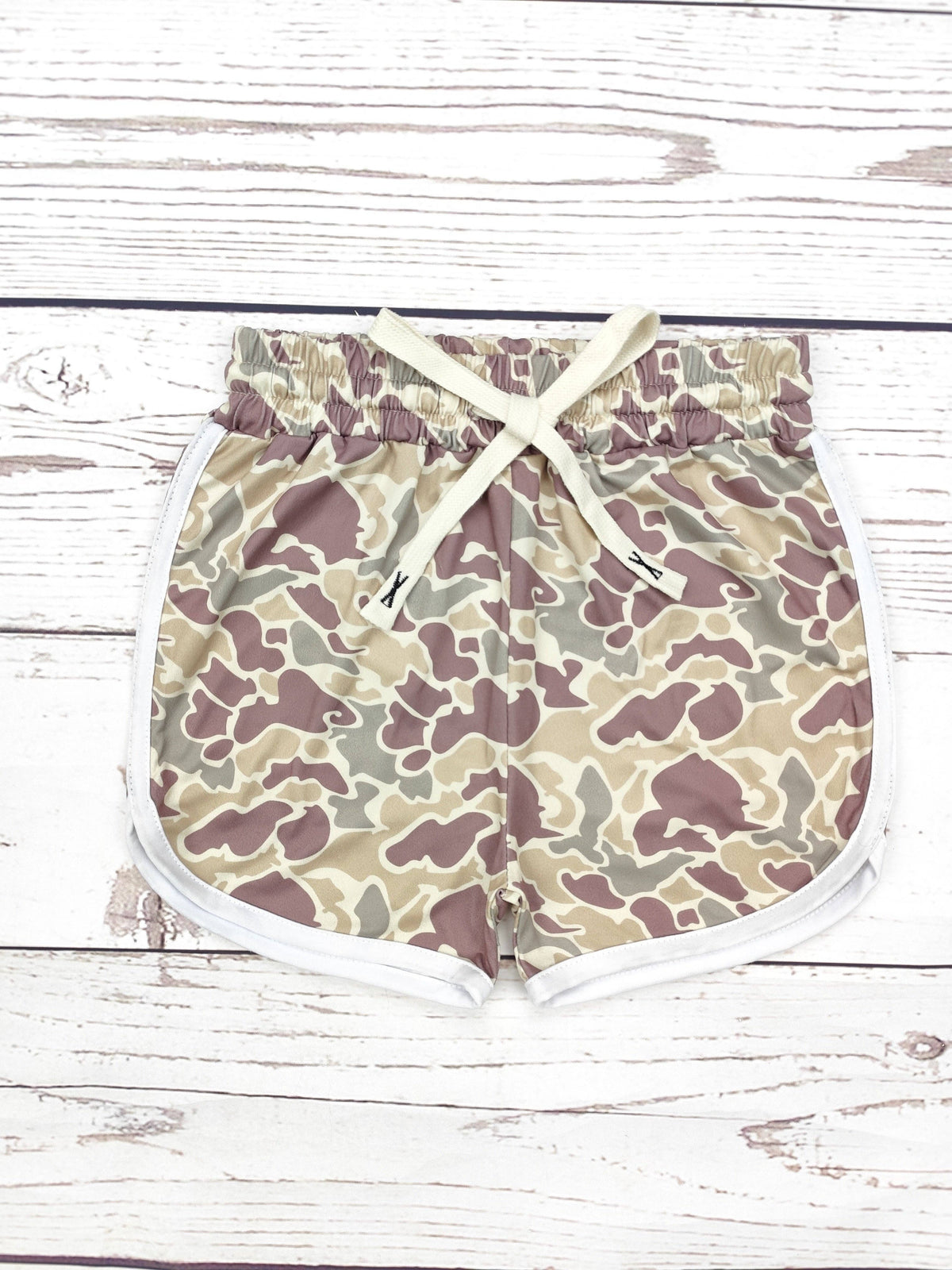 Girls Camouflage Printed Shorts