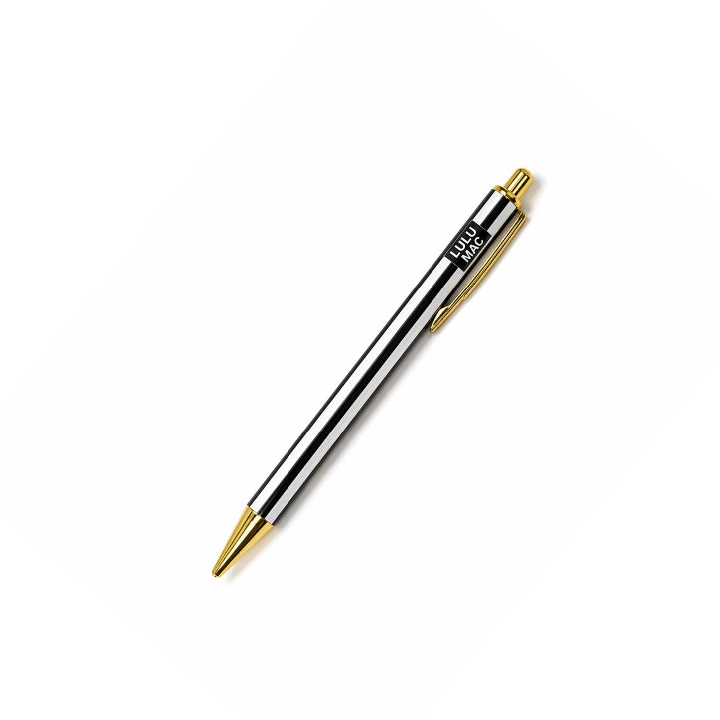 LuLu Mac Black/White Stripe Ink Pen