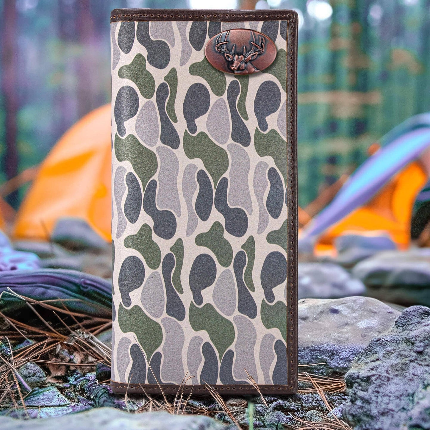 Zep-Pro Camo Tall Wallet - Buck