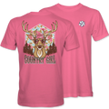 Southern Girl Deer Tee Pink