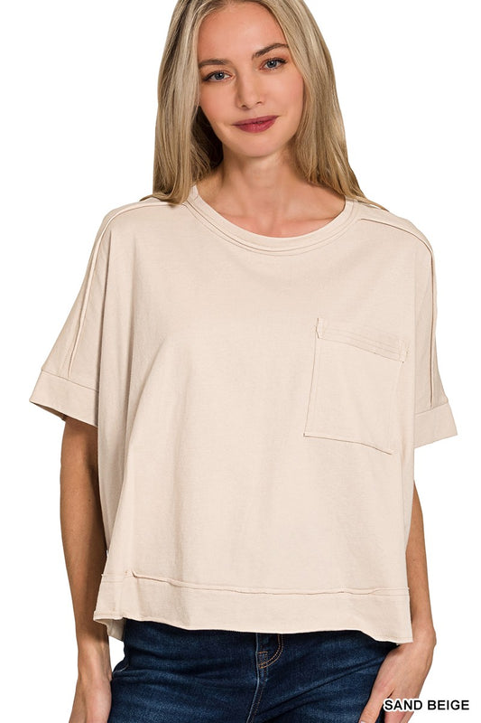 Oversiezed Tee Sand Beige