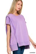 Terry Hi-low Top Lavender