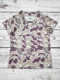 Boys Boy Camouflage Hunting Polo