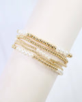 Caroline Hill Pearl Gold Bracelet Set