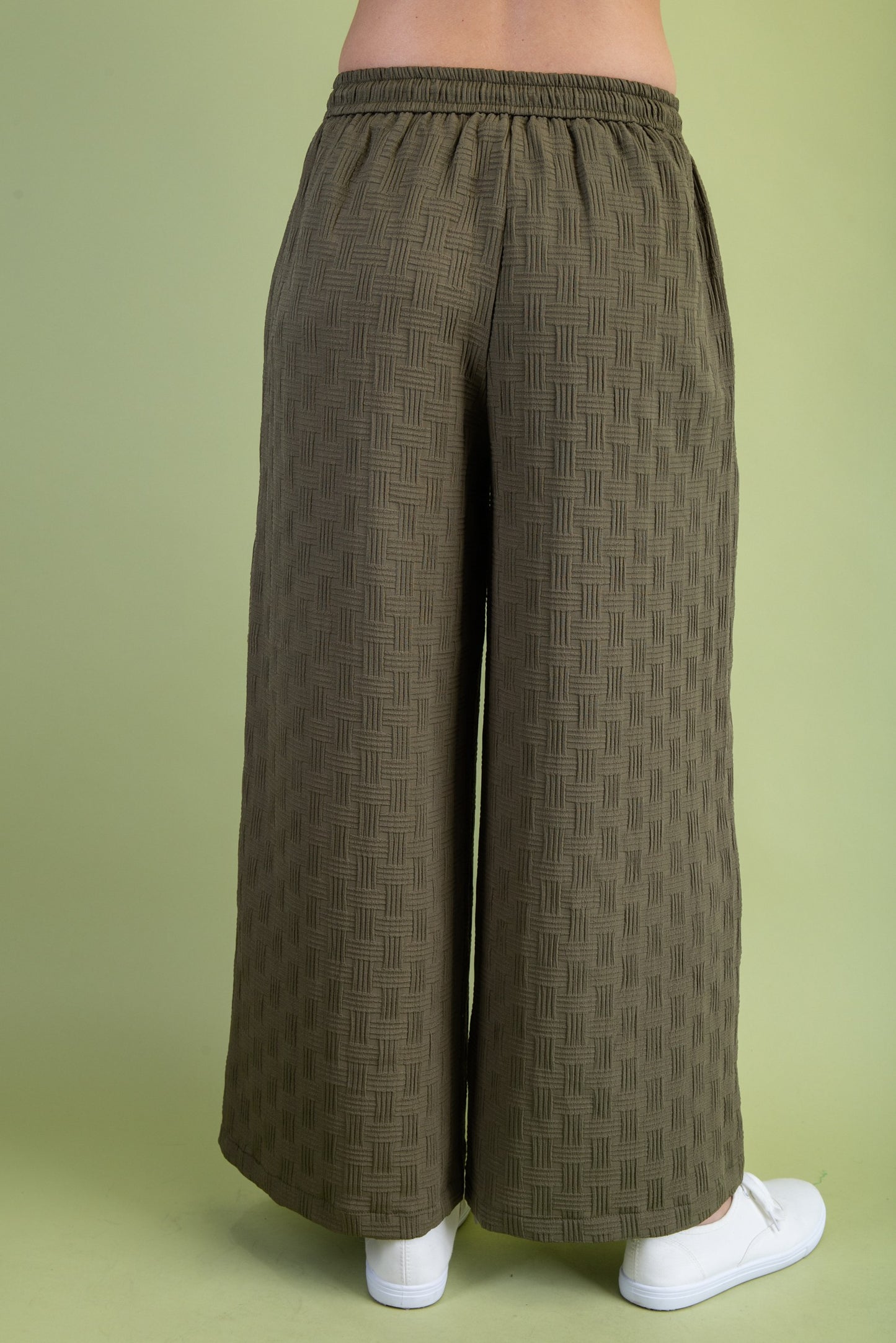Textured Relaxed Fit Pants