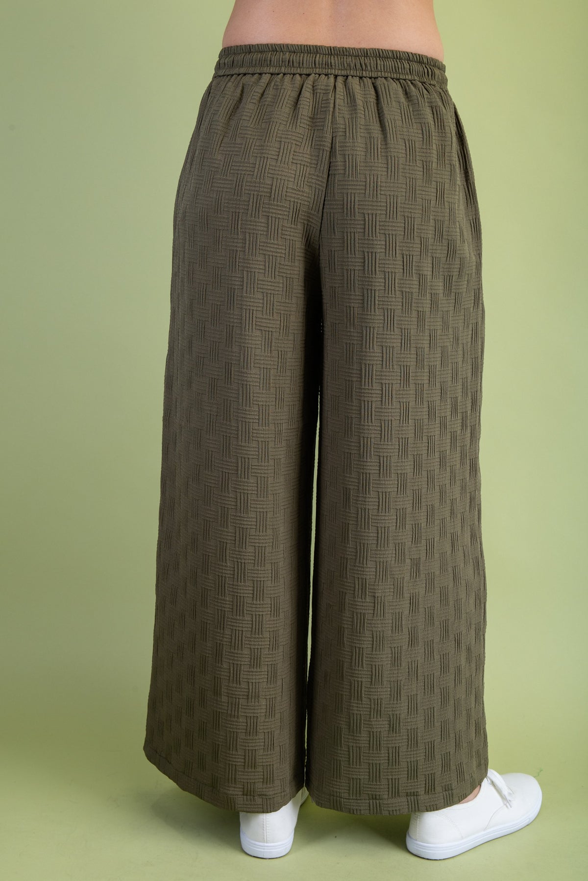 Textured Relaxed Fit Pants