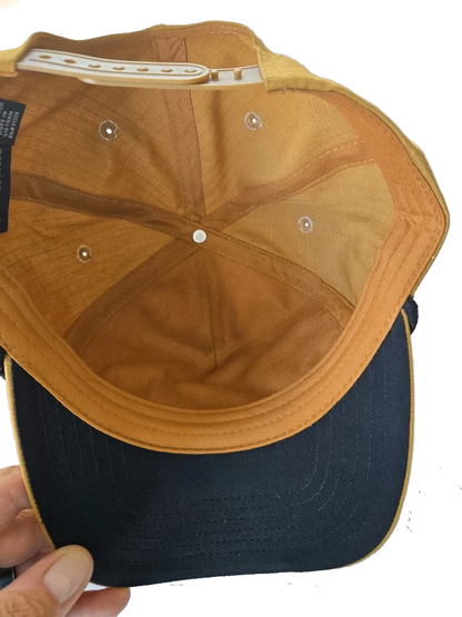Dove Camo Ripstop Snapback Hat Old Gold