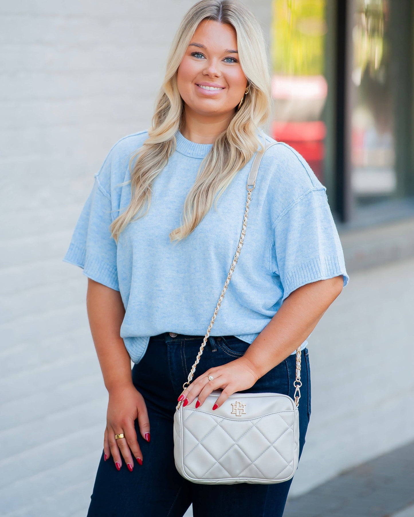 Fiona Crossbody Pearl