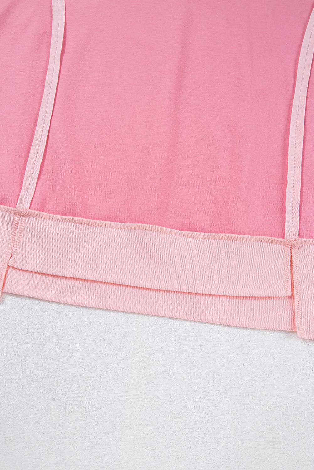 Plus Two Tones Patchwork Half Sleeve