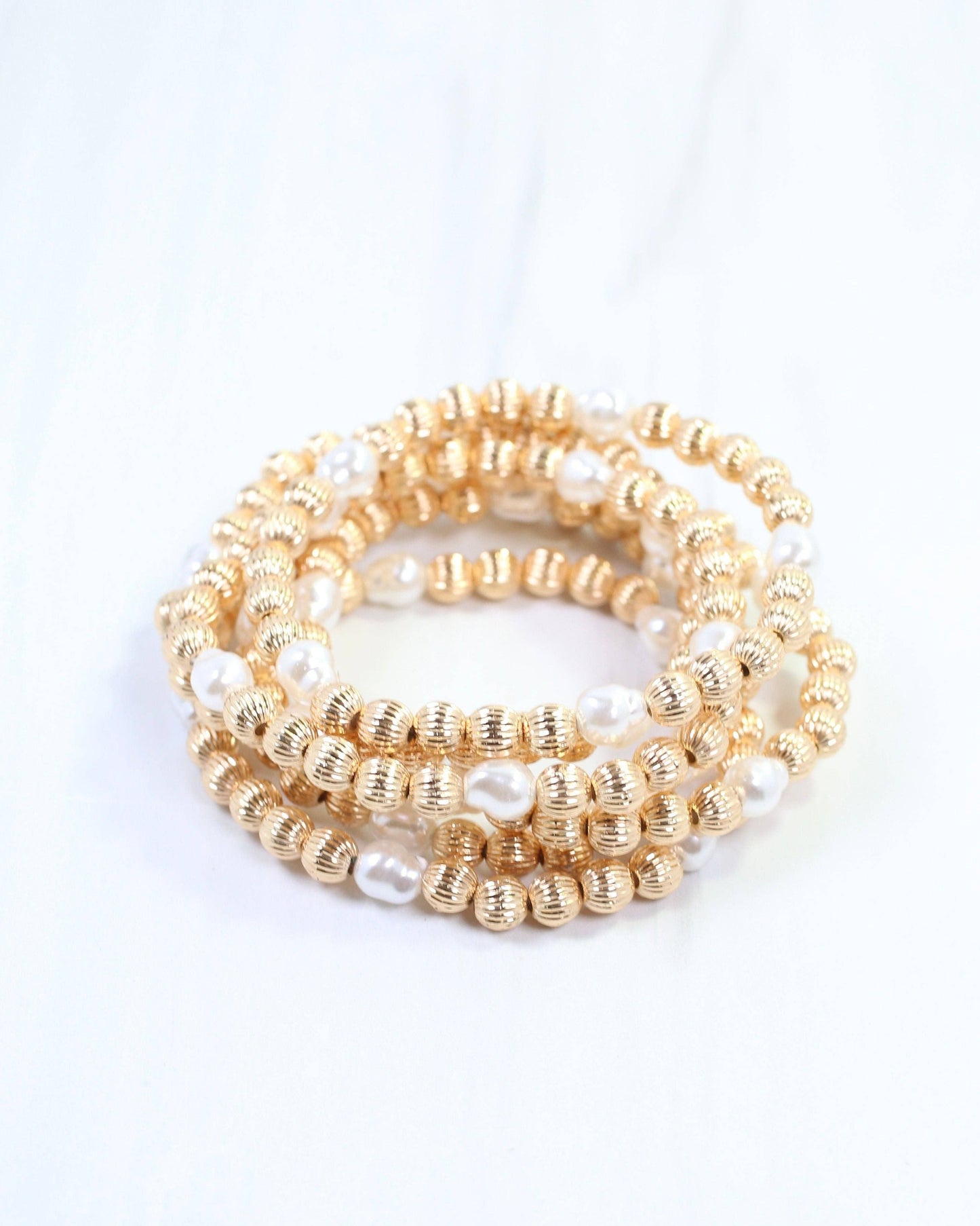 Caroline Hill Cambria Gold Bracelet Set