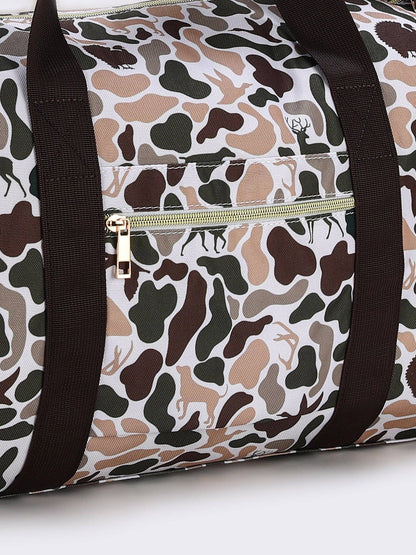 Deer Hunting Camouflage Canvas Duffle Bags