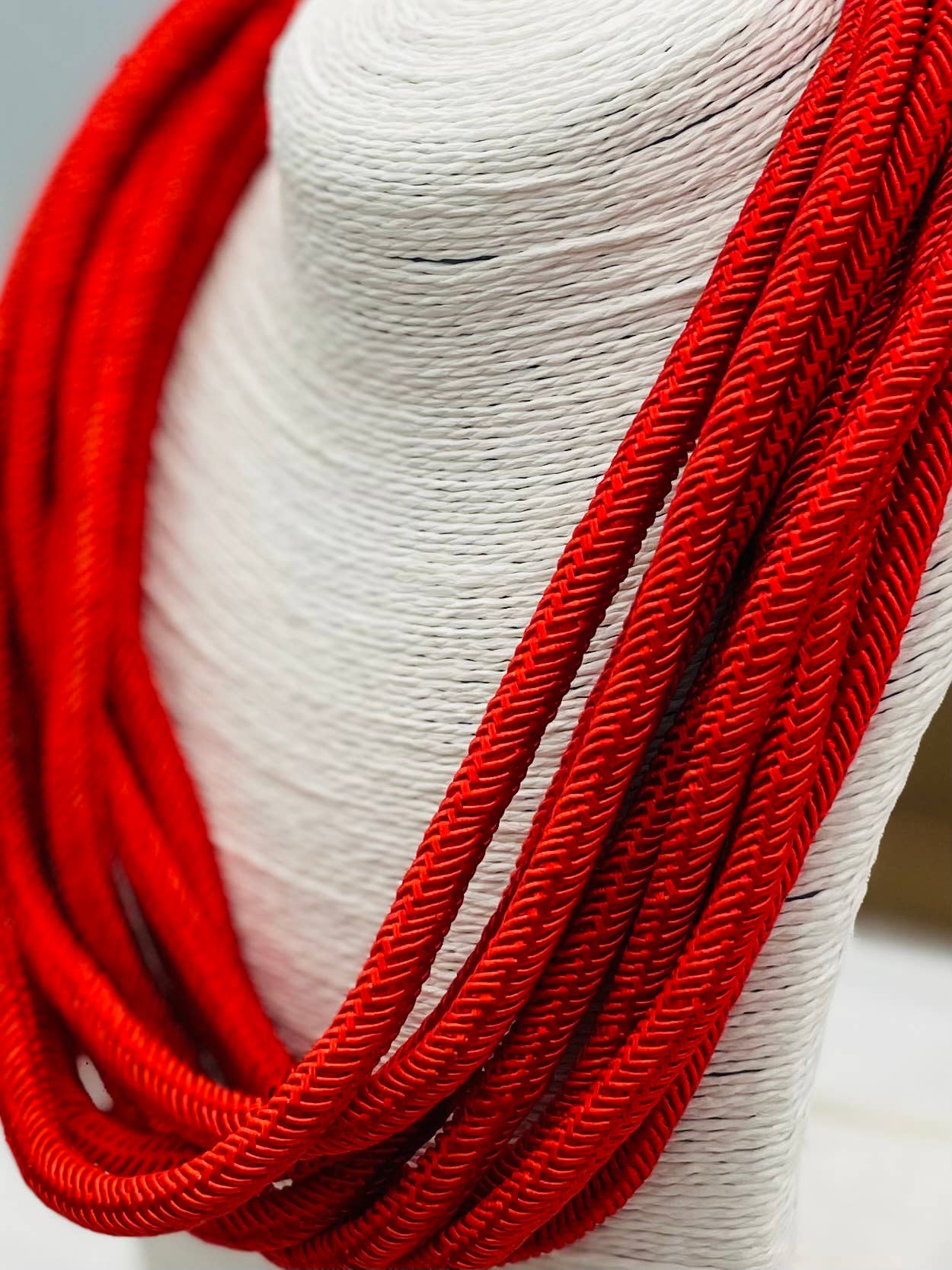 "Original" Slub 8-Strand Necklace (red) NK183