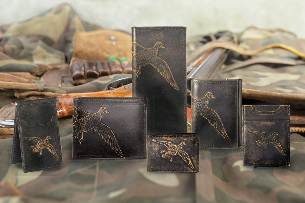 Zep-Pro Leather Tall Wallet - Mallard