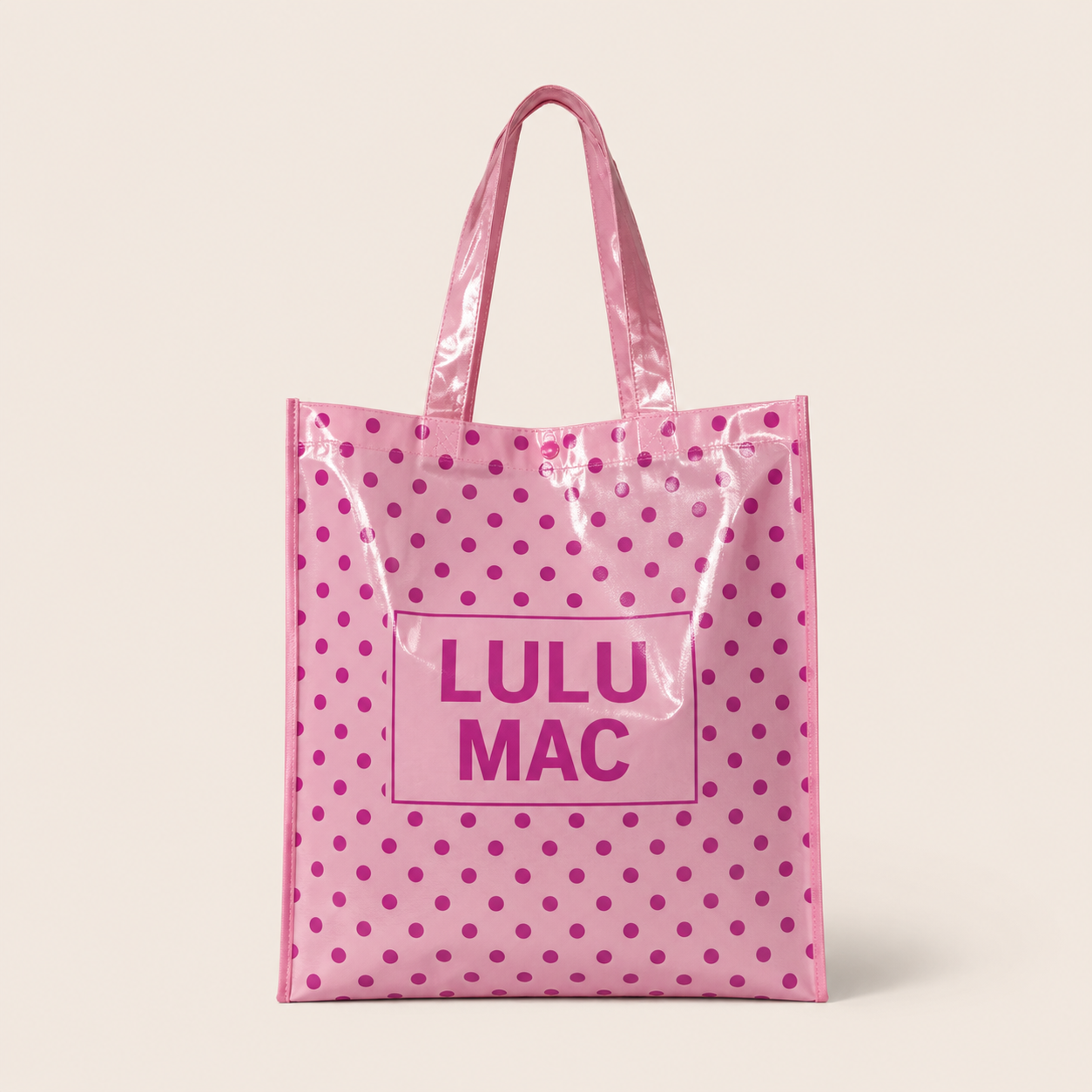 Lulu Mac Tote, Lt Pink/Hot Pink