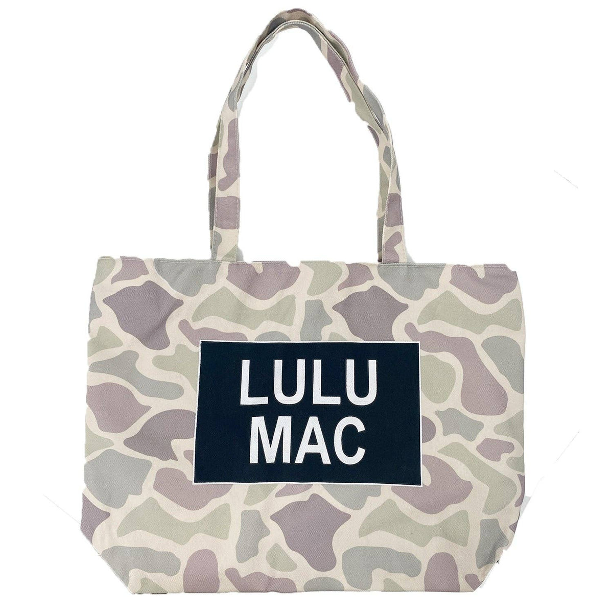 Lulu Mac Canvas Tote, Light Camo