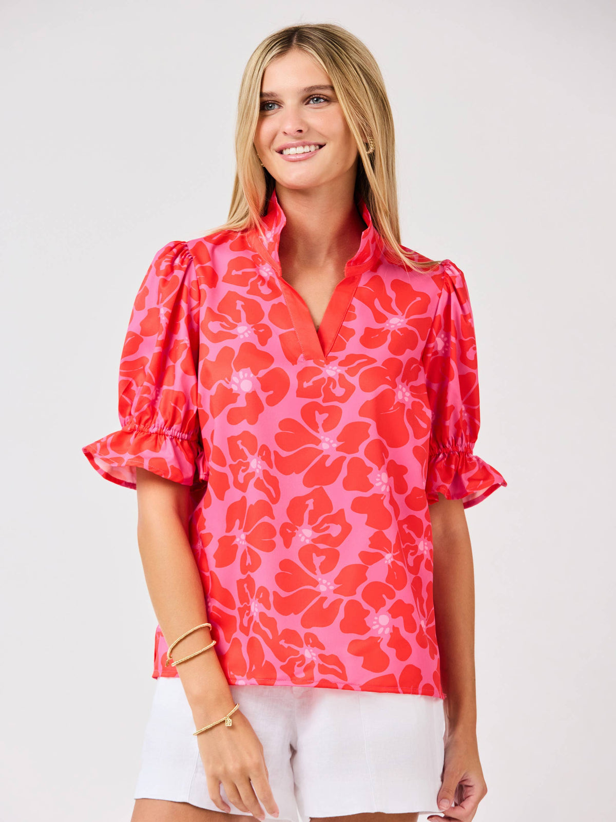 Jessica Top, Garden Samba Pink