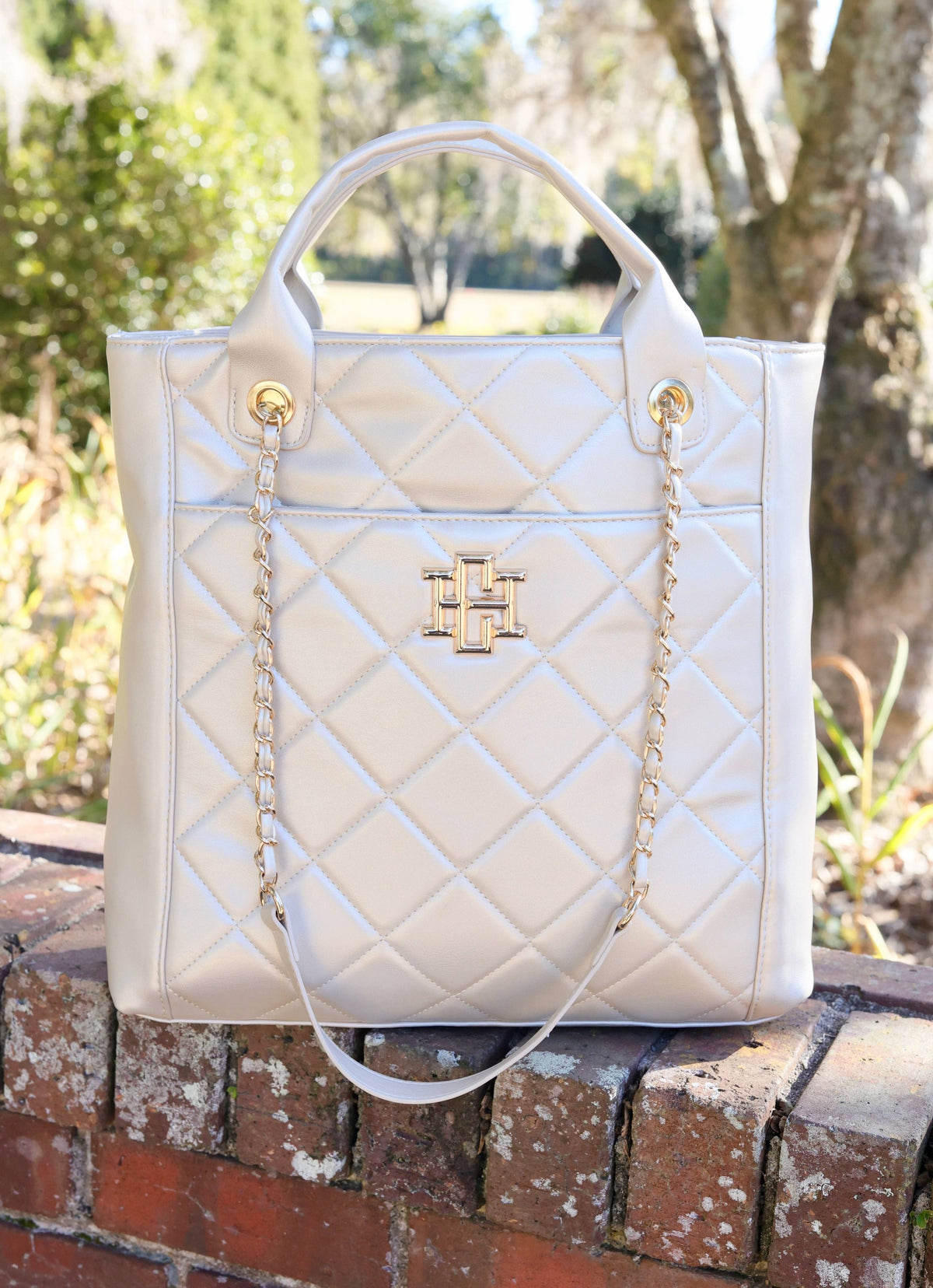 Caroline Hill Kinzley Tote Pearl