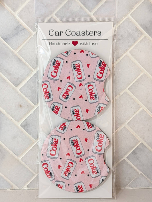 Diet Coke Soda Car Coasters