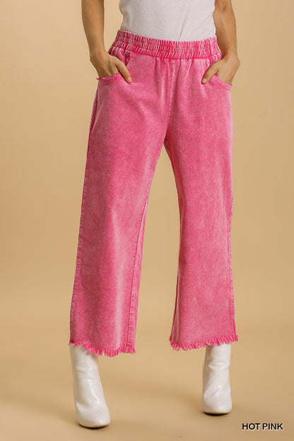 Hot Pink Wide Leg Pants