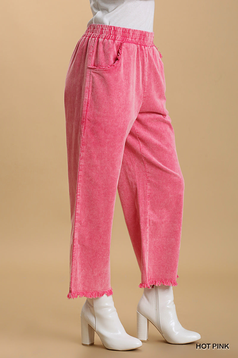 Hot Pink Wide Leg Pants