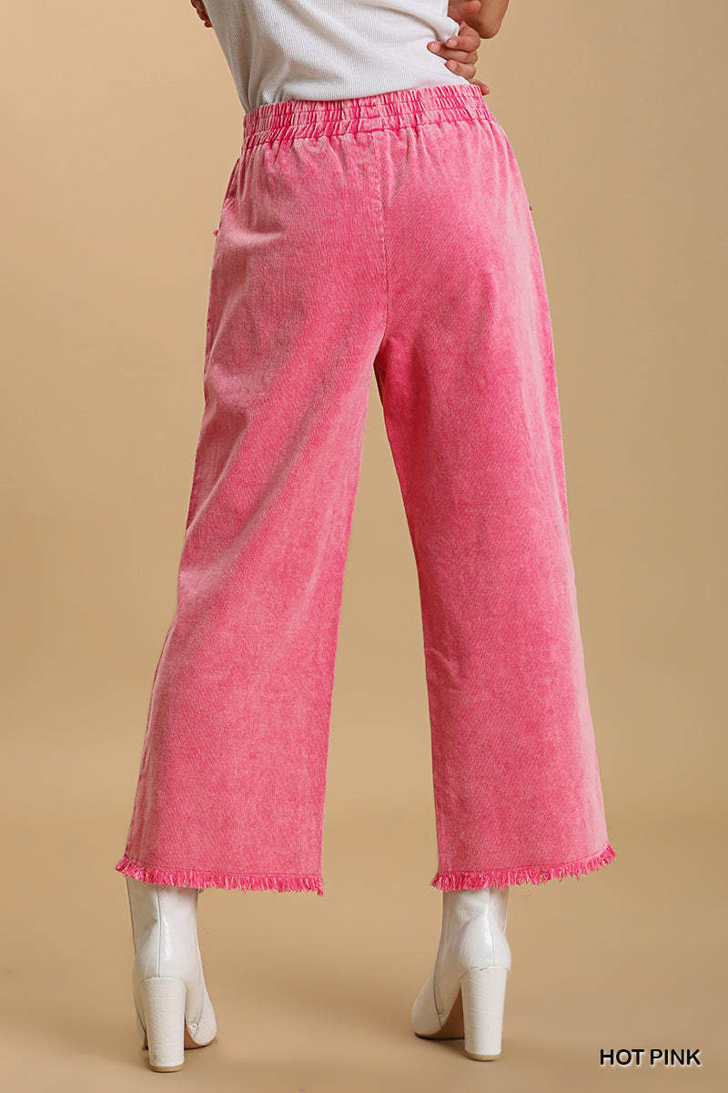 Hot Pink Wide Leg Pants