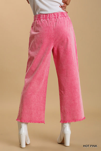 Hot Pink Wide Leg Pants