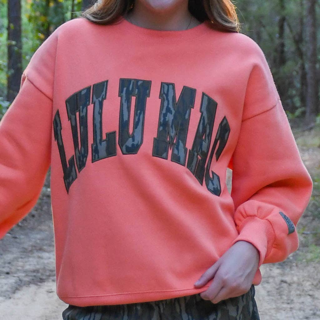 Lulu Mac Sweatshirt Orange/Camo