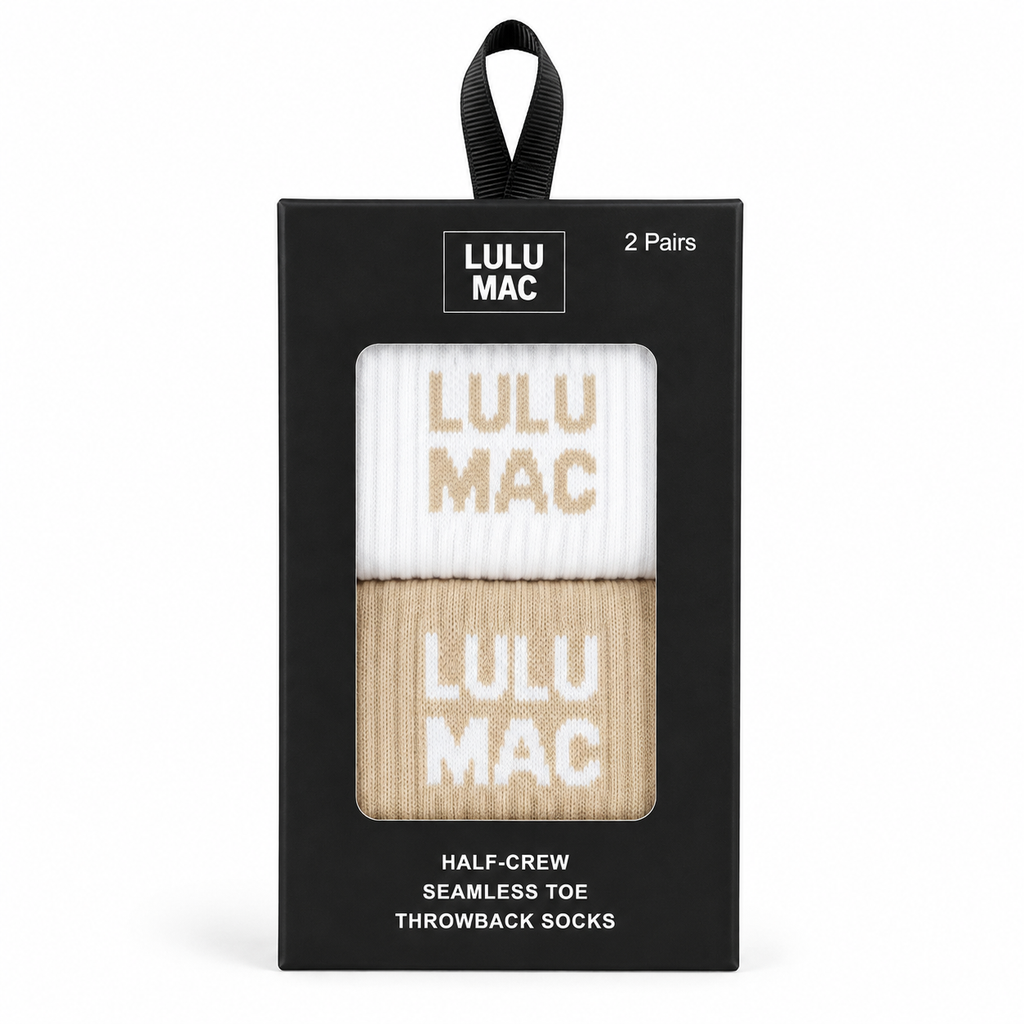 Lulu Mac Socks Box Beige