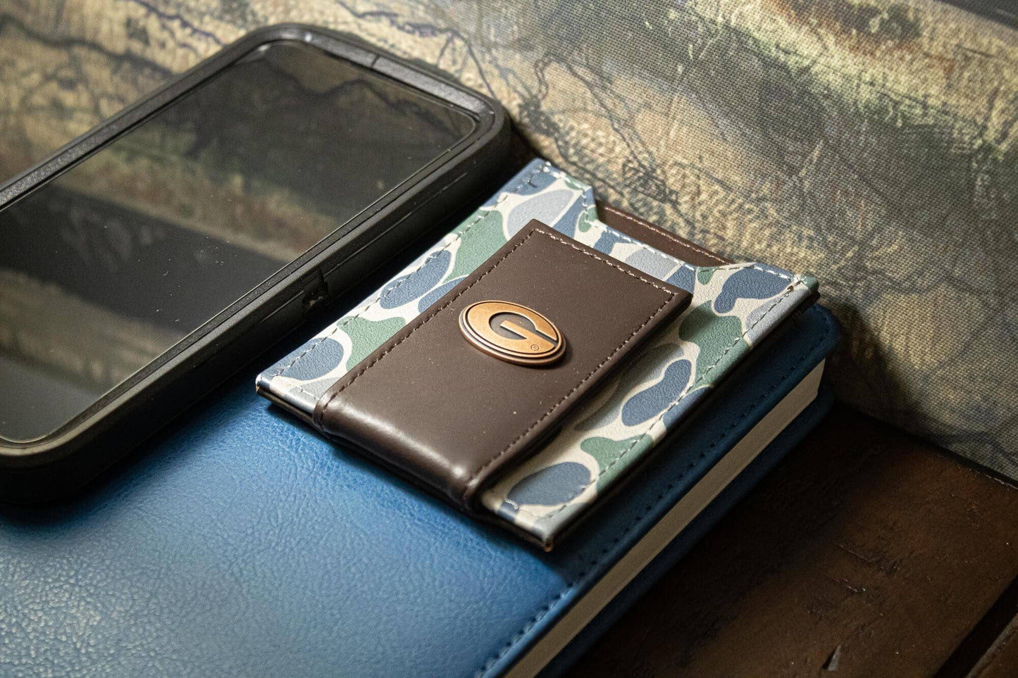 Zep-Pro Leather Magnetic Wallet - Georgia