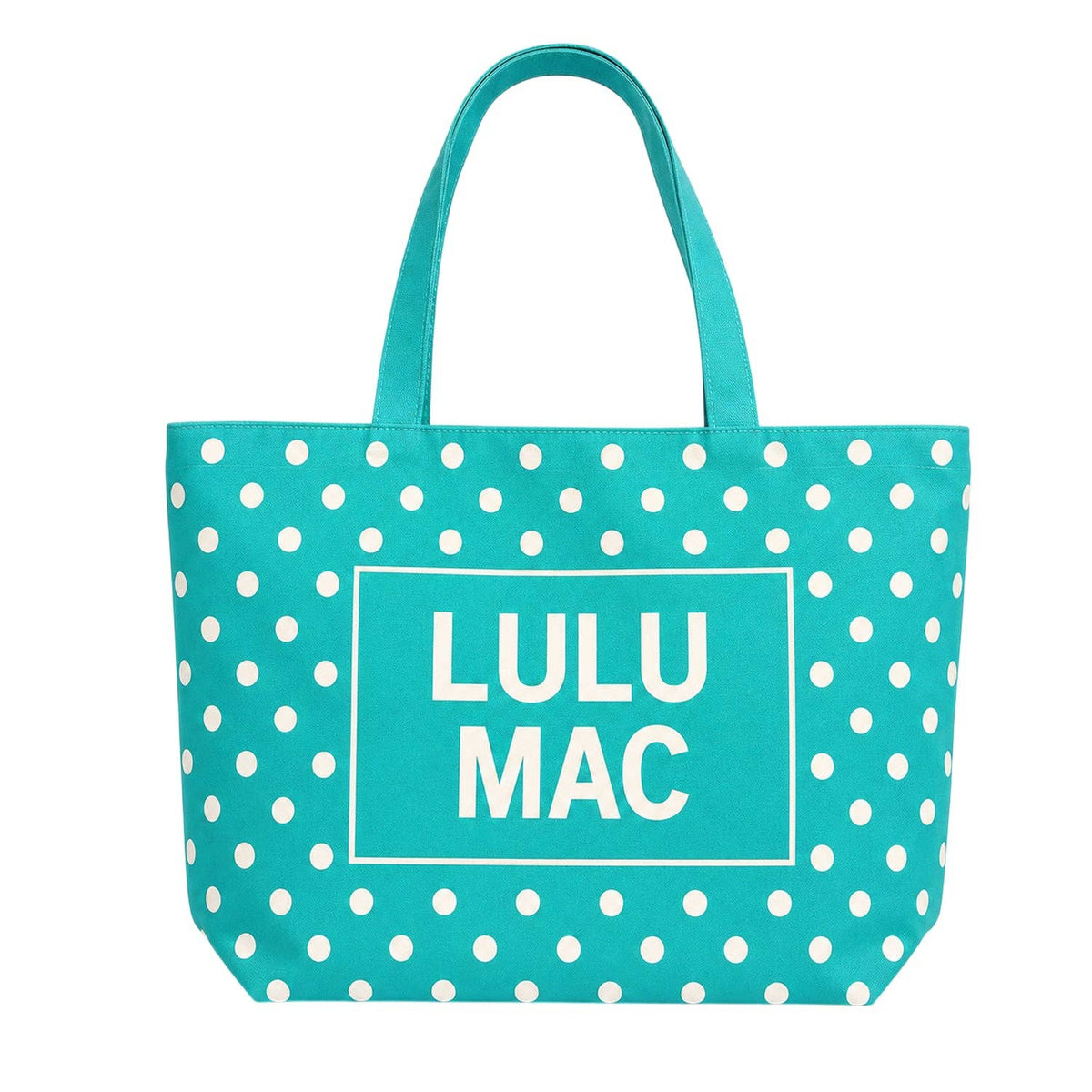 Lulu Mac Canvas Tote-MINT DOT