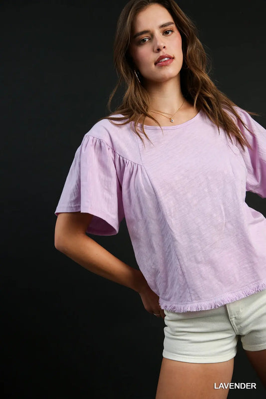 Pretty in Lavender Top