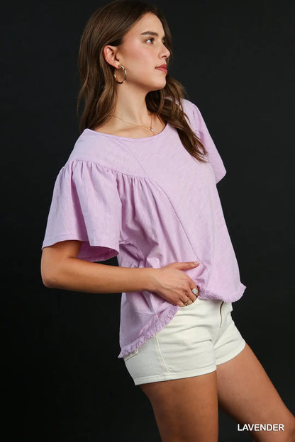Pretty in Lavender Top