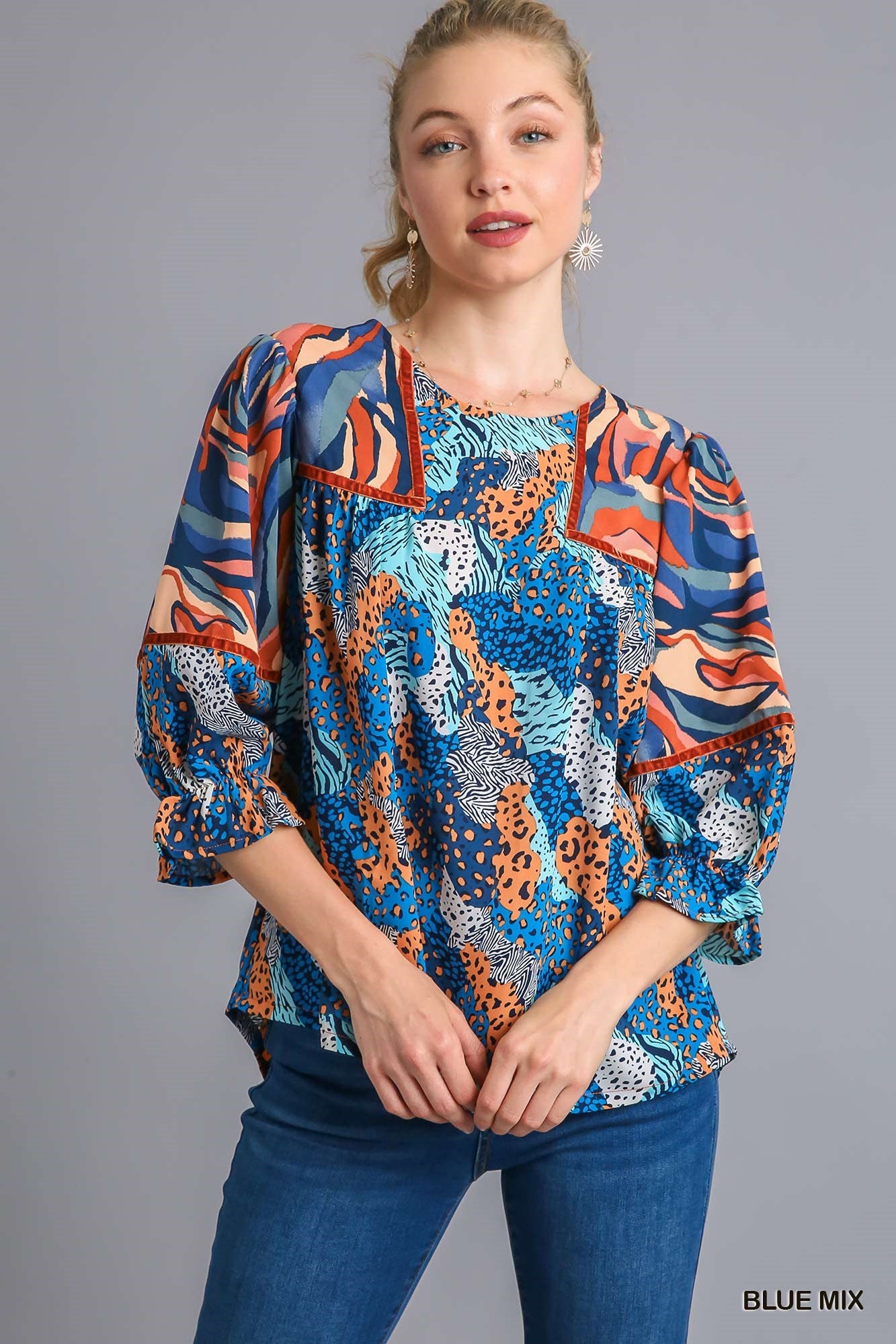 Mixed Print Top