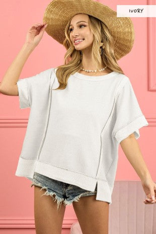 Slub Brushed Terry Knit