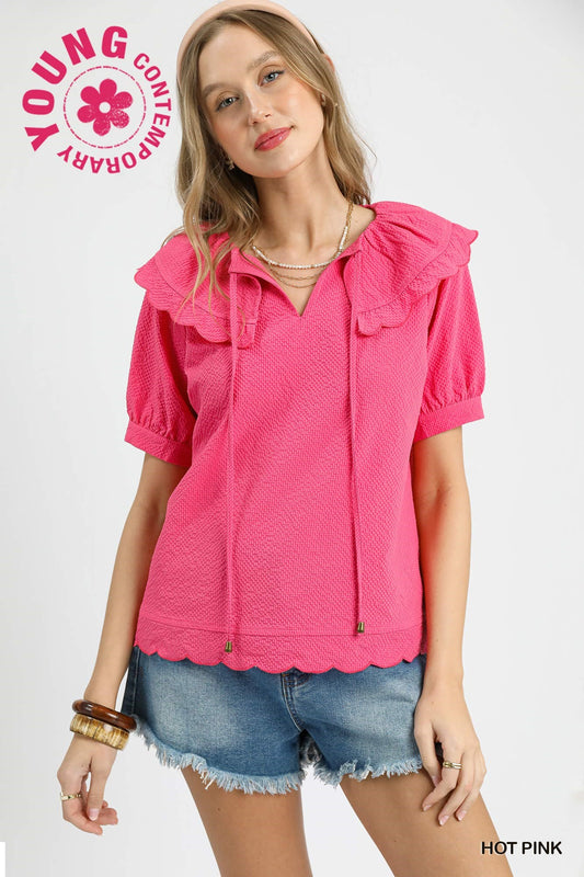 Scallop Edge Top