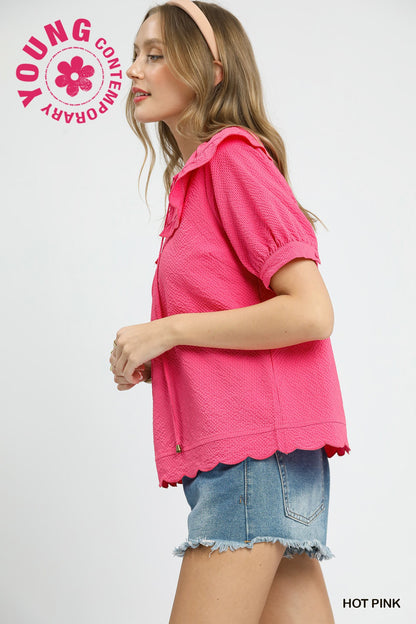 Scallop Edge Top